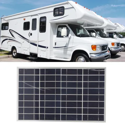Obrázok produktu pre Solárny panel s 40 A regulátorom, polysilikón, 30 W, duálne USB nabíjanie, vysoká účinnosť konverzie pre karavany, autá, lode, lietadlá