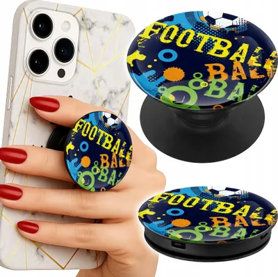 Produktbild von Handyhalterung Popsocket für Finger / Ständer - FUSSBALL, FOTBALLSPORT