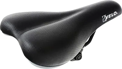 Produktbild von Velo Sattel Jugend 20-24 Zoll schwarz.