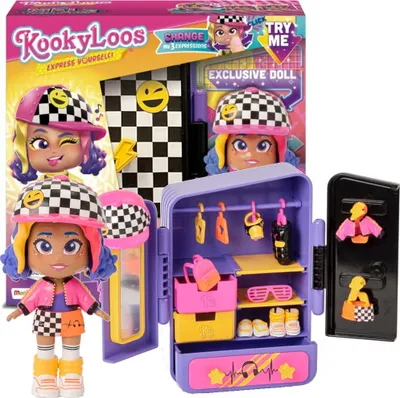 Produktbild von KookyLoos Set Express Yourself Mel's Wardrobe Figur + Clothes Closet