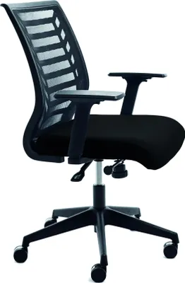 Produktbild von ROCADA Bürodrehstuhl,schwarze Netzrückenlehne sitzp. schwarz