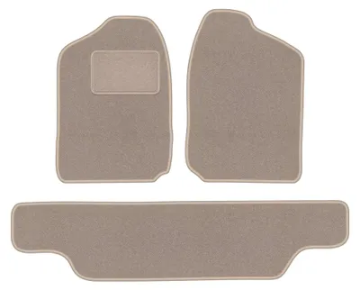 Productafbeelding van Velours automatten voor Opel Frontera A 1991-1998 – 3-delig, beige, op maat – Wielganizator LUX