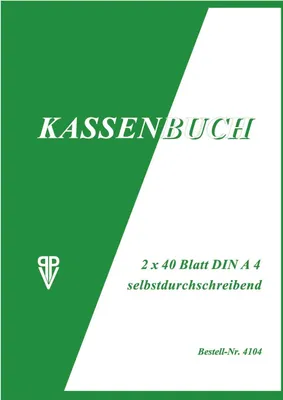 Produktbild von PVP Penig 4104 Kassenbuch A4 2x 40 Blatt SD