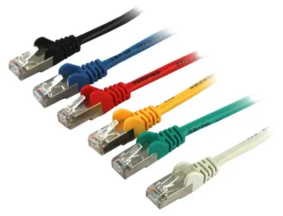 Image de Synergy21 Patchkabel RJ45, CAT5e 100Mhz, 3m schwarz, FTP(F/UTP)