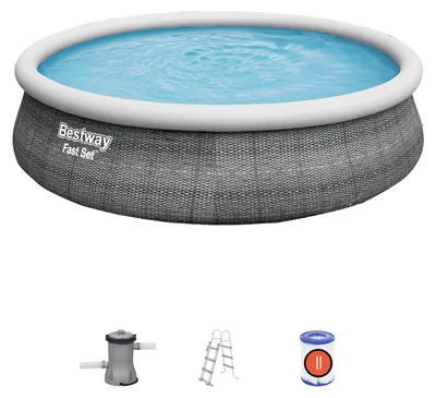 Produktbild von Aufstellpool-Set Ø 457 x 107 cm  Rattan
