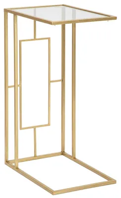 Zdjęcie produktu dla o Ferretti Stolik do sofy Gold 40,5 x 25,5 x 60 cm