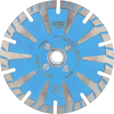 Produktbild von Diamant Trennscheibe Diamantscheibe Granit Beton Mauerwerk Naturstein Kunststein Ø 125 mm M14-Aufnahme für Winkelschleifer SPEZIAL T-Segment