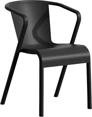 Image de Fauteuil de terrasse en POLYPROPYLENE Noir pour Exterieur