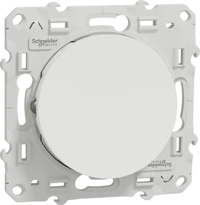 Image de Odace - poussoir - blanc - 10A - SCHNEIDER ELECTRIC - S520206