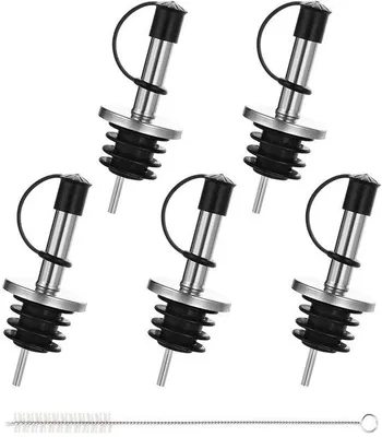 Produktbild von Edelstahl-Schenktüte, 5er-Set, ideal für Öl und Essig