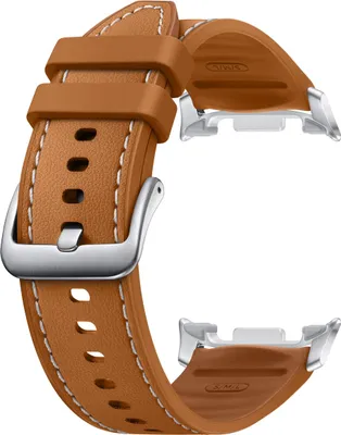 Image de Samsung Hybrid Band (S/M/L) for the Galaxy Watch8 | Watch8 Classic, Band, Smartwatch, Braun, Samsung, Galaxy Watch8 | Watch8 Classic, similicuir