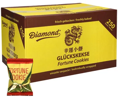 Produktbild von Diamond Glückskekse Diamond ca. 250 Stück
