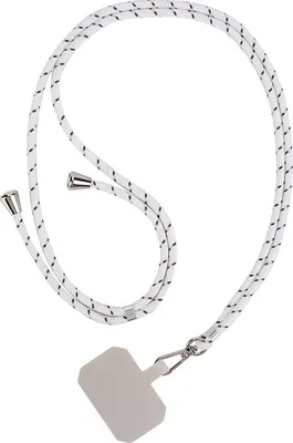 Produktbild von INF Stylisches TPU-Telefon-Lanyard mit Patch Weiß