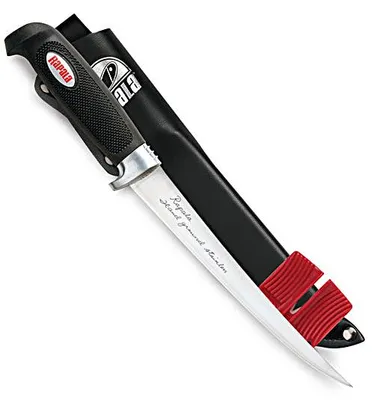 Image de Couteau à filets Rapala Soft Grip 23 cm avec aiguiseur