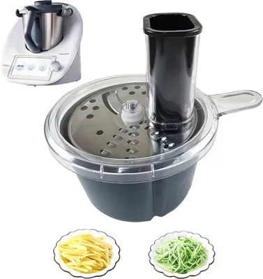 Produktbild von Gemš¹Seschneider fš¹r TM5 TM6, Gemš¹Sehobel Multifunktional Gemš¹sestyler Edelstahl ABS Effiziente Geeignet fš¹r Die Zubereitung Von Speisen in Der Kš¹Che