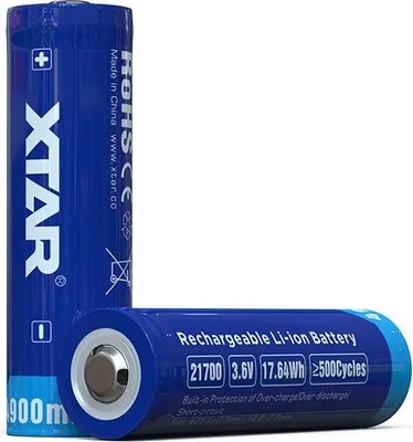 Image de XTAR Battery 21700 3 7V Li-ion 4900 mAh