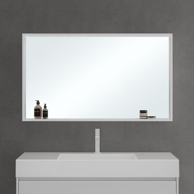 Mai & Mai Spiegelschrank Bad mit Beleuchtung Badezimmerschrank Hängeschrank Badezimmerspiegel BxTxH 120x12x70 cm Weiß matt Spiegelschrank-01
