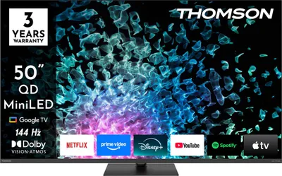 Produktbild von Thomson 50MG7C15, 127 cm (50"), 3840 x 2160 Pixel, LED, Smart-TV, WLAN, Schwarz