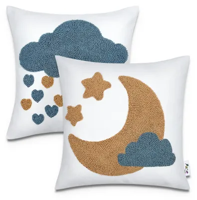 Produktbild von 2er Set Kissenbezug 45x45 Kissen Kissenhülle Couch Kinder verschiedene Motive
