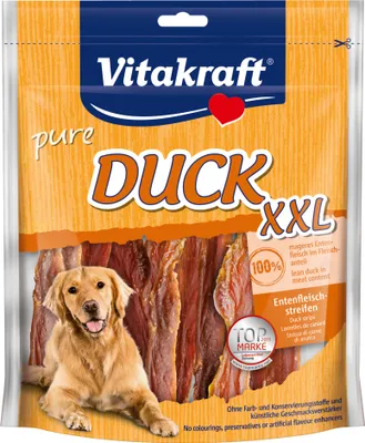 Produktbild von Vitakraft - Hundesnack, Duck XXL Entenfleischstreifen; 250g