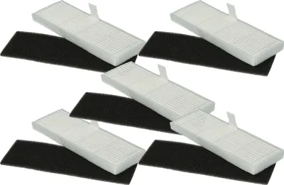 Produktbild von vhbw Filter-Set kompatibel mit Ultenic T10, T10+ Saugroboter - 10x Ersatz-Filter (Schaum-Filter, Feinstaubfilter)