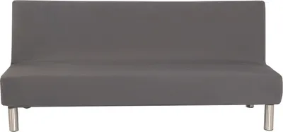 Produktbild von Armlose Schlafsofa Futon Schönbezug Couch Protector Full Size 180-210cm (Grau)