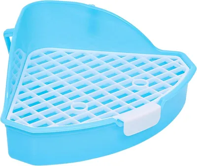 Produktbild von Taicols Kaninchen Toilette für Haustiere, Katzentoilette für Kaninchen, mit Gitt