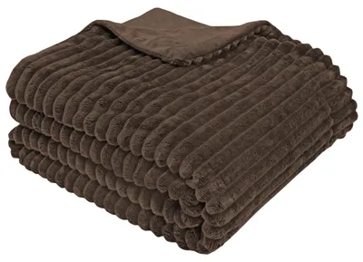 Produktbild von Kuscheldecke, 100% Polyester, 150x200 cm, braun