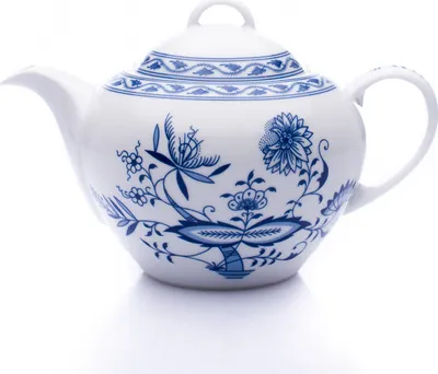 Produktbild von Saphyr, Teekanne, Zwiebel, 1,2 l, tschechisches Porzellan, Thun 1794