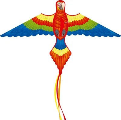 Produktbild von Kinderdrachen HQ Parrot Kite 102001 Mehrfarbig 152 x 96 cm