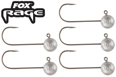 Produktbild von Fox Rage Micro Jig Heads - 5 Jigköpfe, Größe/Gewicht:Gr. 2 / 5g