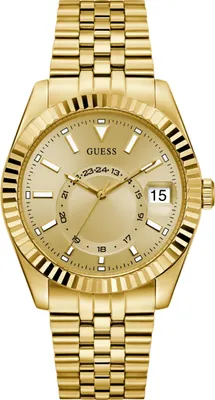 Image de Guess Montre homme JADEN GW0977G2 Acier inoxydable or
