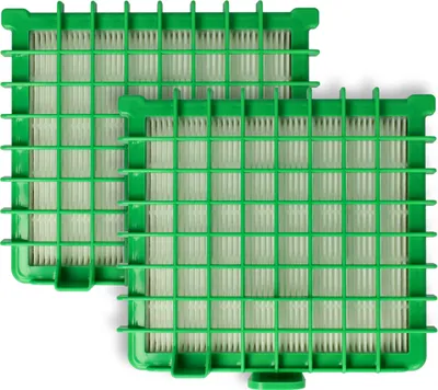 Produktbild von vhbw 2x Staubsaugerfilter kompatibel mit Rowenta RO4662GA411, RO472101410, RO4721EA410, RO4721FA410, RO4721FA411 Staubsauger - HEPA-Filter Grün Weiß