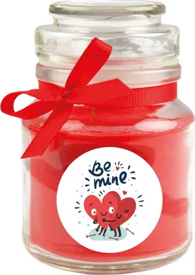 Image de Bougie parfumée en pot - Valentin Bonbon 120gr ( 30h ) Be mine