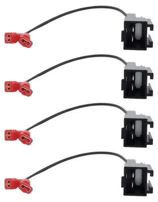 4er-Set Lautsprecher-Adapterkabel für Jeep Cherokee/Wrangler