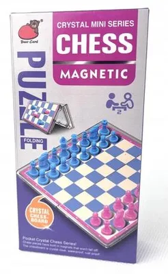 Produktbild von Dromader Mini Magnetisches Schach Buntes Reisespiel