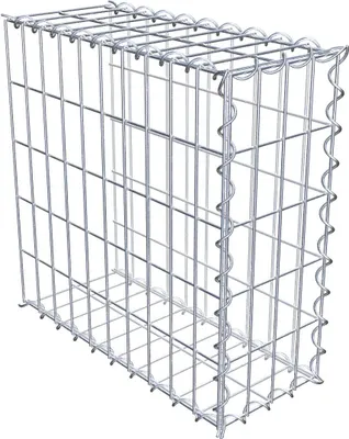 Produktbild von Anbaugabione Typ 2 50 cm x 50 cm x 20 cm (L x H x T), Maschenweite 5 cm x 10 cm, Spirale
