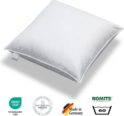 Produktbild von Extra dickes Kopfkissen 1600g 100% neue sibirische Federn 80x80 fest
