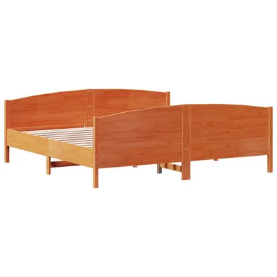 Obrázek produktu pro Postel bez matrace voskově hnědá 180 x 200 cm masivní borovice