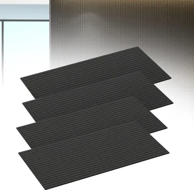 Obrázek produktu pro LZQ Sada 4 akustických panelů 120x60x0,9 cm samolepicí zvuková izolace stěn stropu černá
