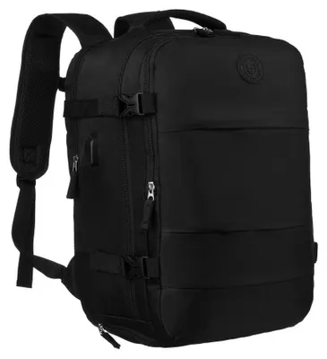 Obrázok produktu pre Peterson cestovný batoh z polyesteru čierny 40x30x20 cm