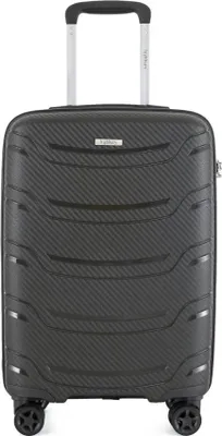 Obrázok produktu pre Cestovný kufor HIGHBURY Carbon HBY-0178/3-M PP - tmavosivý