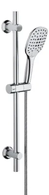 Zdjęcie produktu dla JOHO 70 cm,ze stali nierdzewnej zestaw drążków prysznicowych z uchwytem, chromowana słuchawkę prysznicową wężem i uchwytem i słuchawką prysznicową z 3