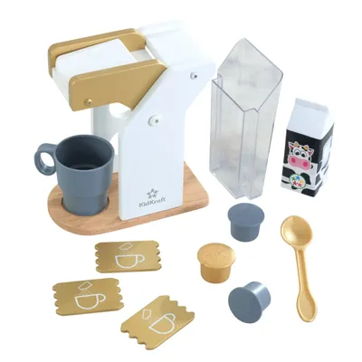 Produktbild von KidKraft 11-tlg. Kinder-Kaffee-Set Modern Metallics