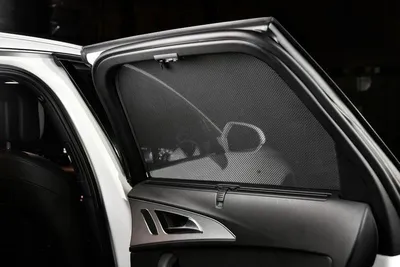 Image de Pare-soleil pour voiture Pare-soleil avant Pare-soleil arrière Noir 80 cm
