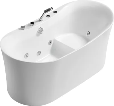 Produktbild von Acryl Whirlwanne Indoor Whirlpool Badewanne Home Spa Weiß