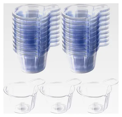 Produktbild von 150 Stück Einweg-Messbecher aus Kunststoff, transparente Mischbecher (40 ml)