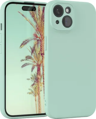 Produktbild von EAZY CASE - TPU Hülle für Apple iPhone 15, TPU Case stoßfeste Handyhülle, weiches Cover mit Kameraschutz, Silikonhülle in Grün