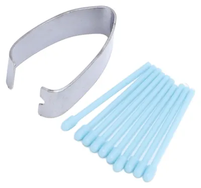 Image de Lot de 10 pointes de stylet de rechange à pointe dure, universelles, diamètre 1,05 mm, haute sensibilité, résistantes à l'usure, bleues
