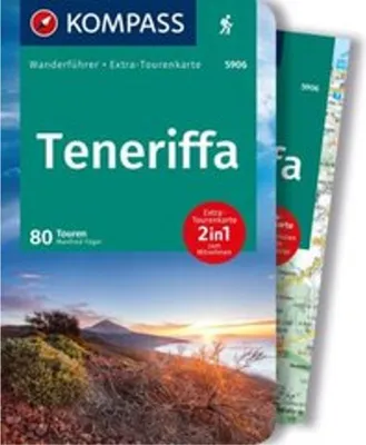 Obrázok produktu pre KOMPASS Wanderführer Teneriffa, 80 Touren mit Extra-Tourenkarte